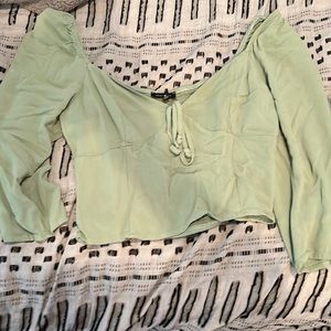 Kendall and Kylie green top